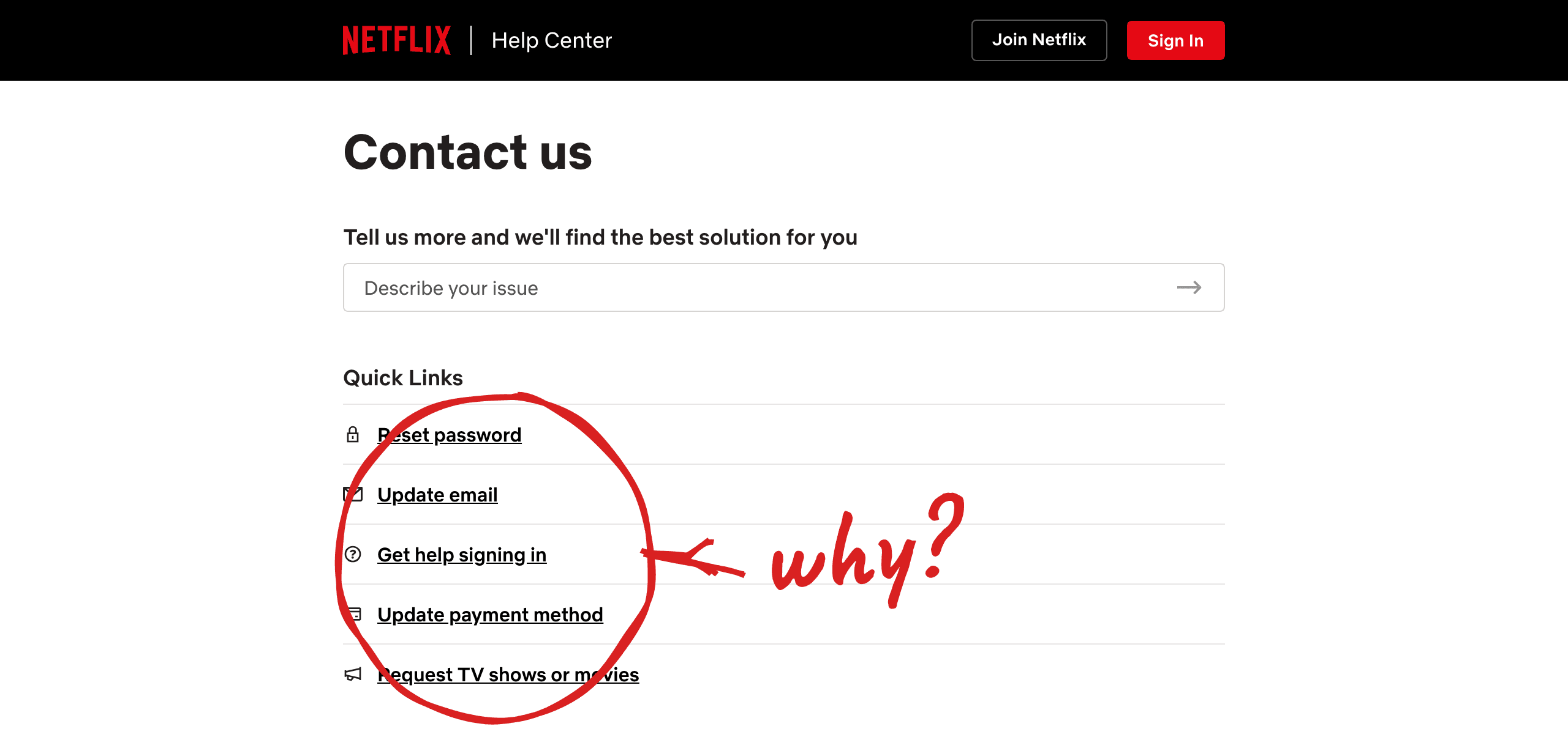 What Netflix's Contact Form Gets Wrong About Modern Customer Support