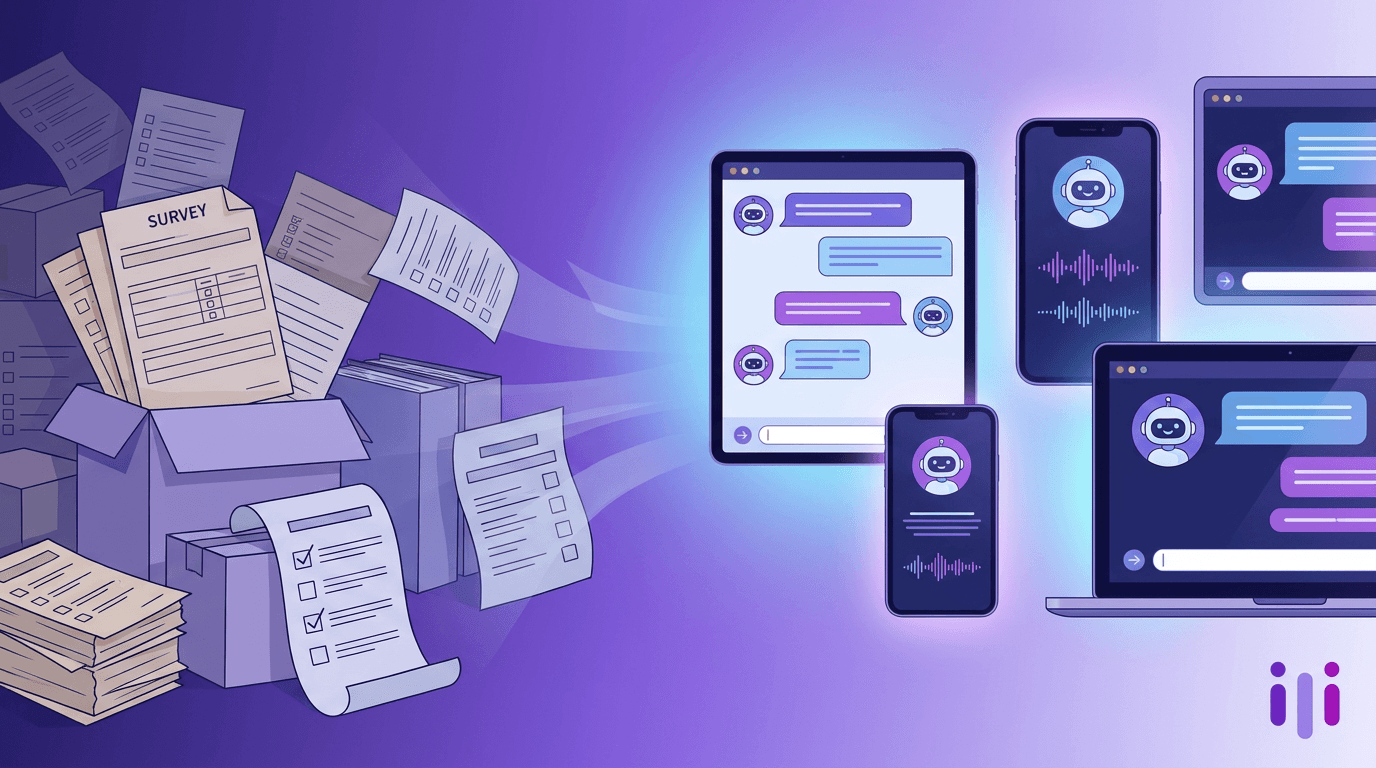 The Survey Stack Is Dead: Why 2026 Is the Year B2B Replaced Forms with Conversations