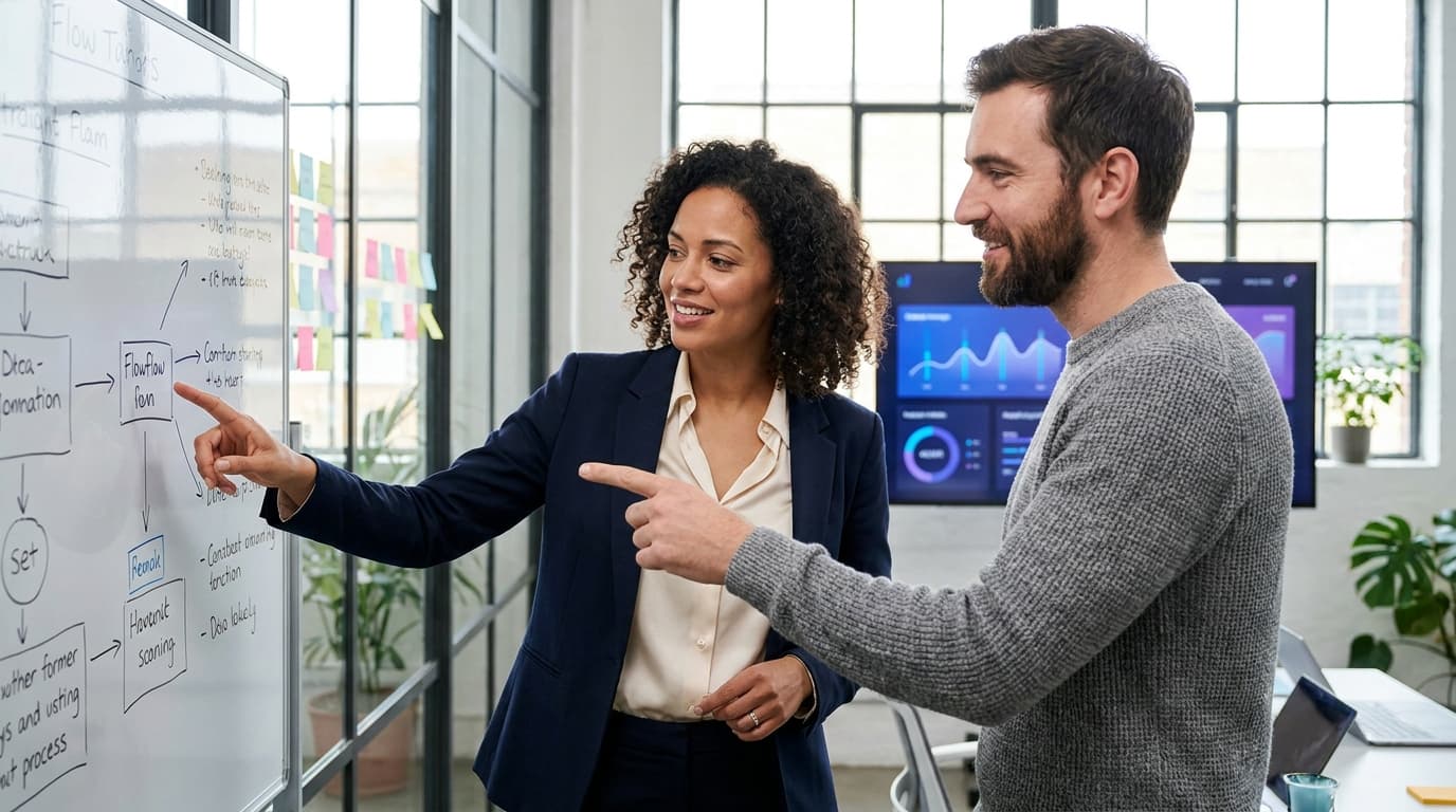Person having a conversation with Perspective AI