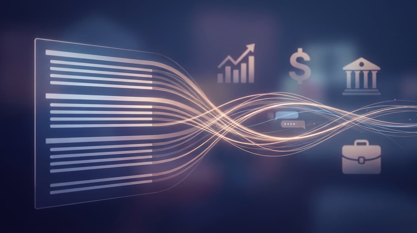 Your intake form collects a service type. A conversation captures the financial picture.
